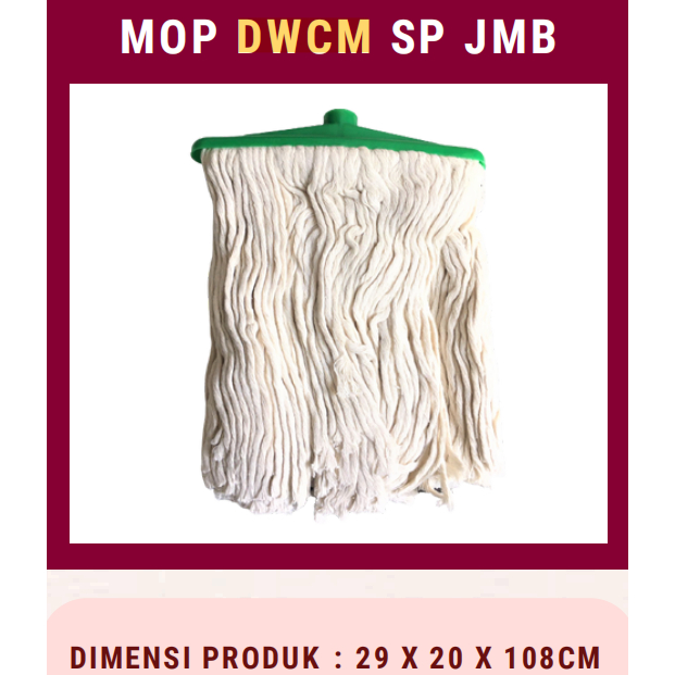 DWCM SP JUMBO - /Alat Pel / Pel Lantai Sumbu / Lap / Mop Lantai / Alat Pembersih + HANDLE