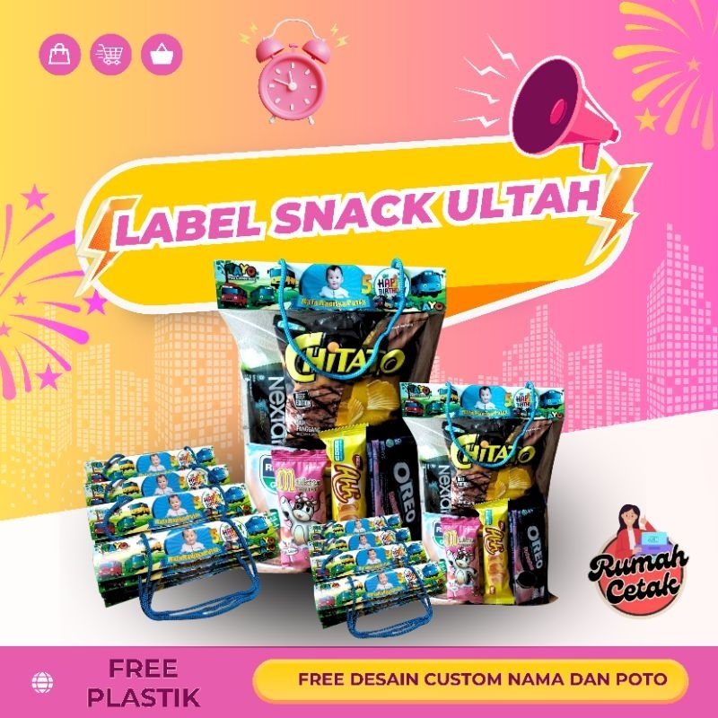 

Label Tas Snack Ulang Tahun