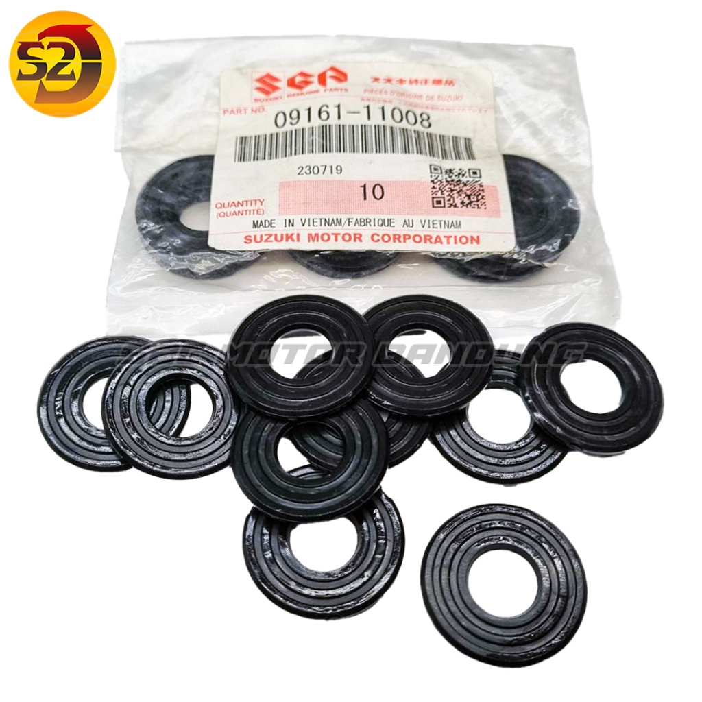 WASHER RING SEALENT HEAD SATRIA FU 150 SPIN 125 SWYWAVE ORIGINAL SGP 09161-11008-000 HARGA PER 1 BIJ