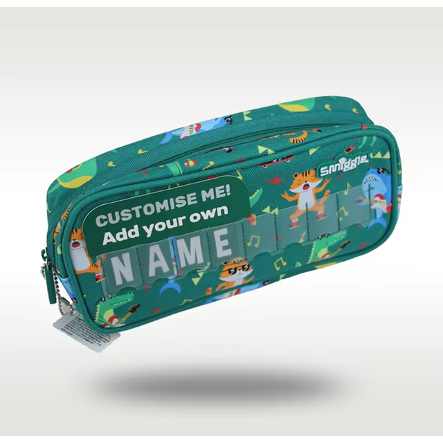 

Smiggle Original Kotak Pencil Anak Boys Clutch Green Tiger