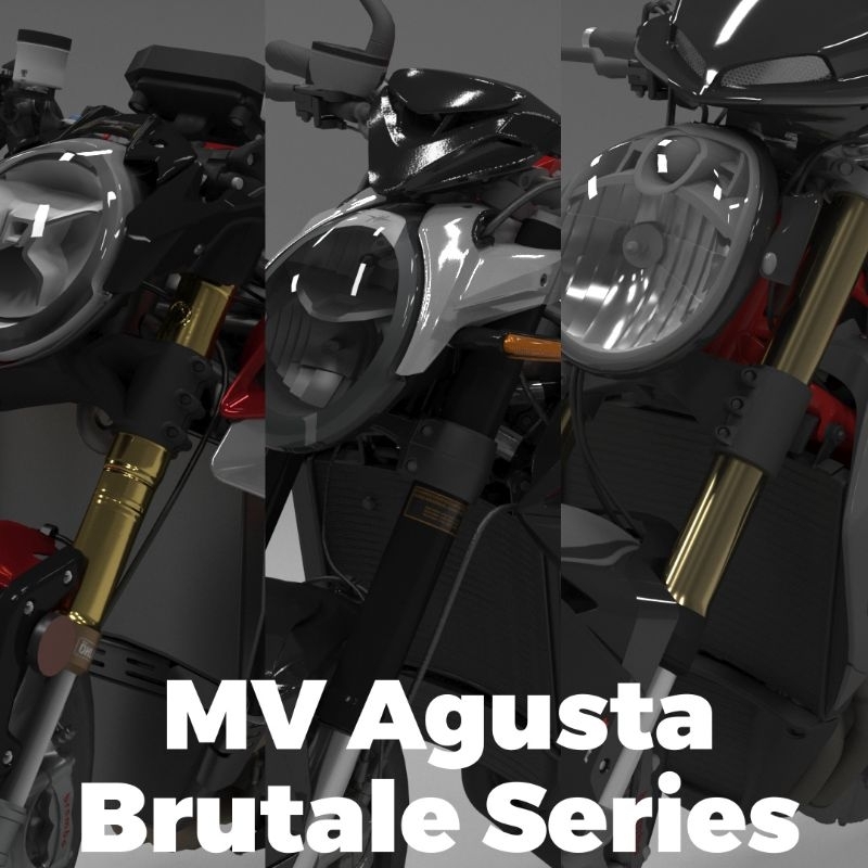 3D Model MV Agusta Brutale Series