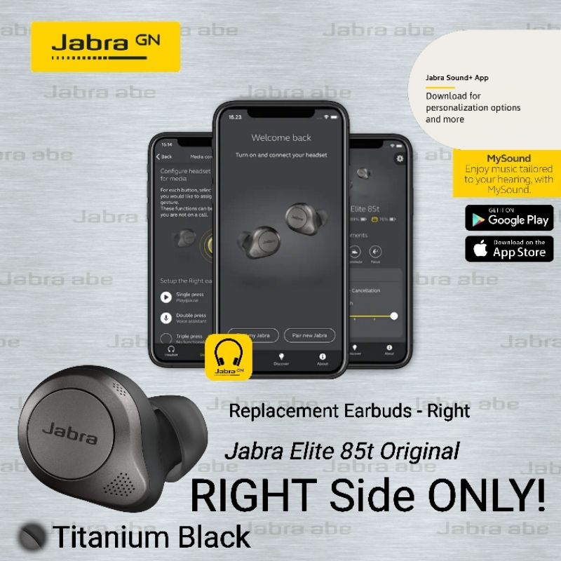 Jabra Elite 85t Original Replacement Earbuds Right