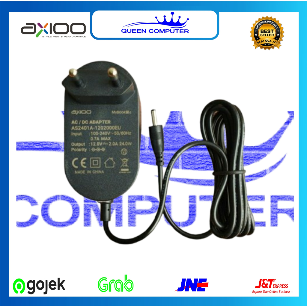 Adaptor Charger Axioo Mybook 14  Mybook 14G 12v 2a