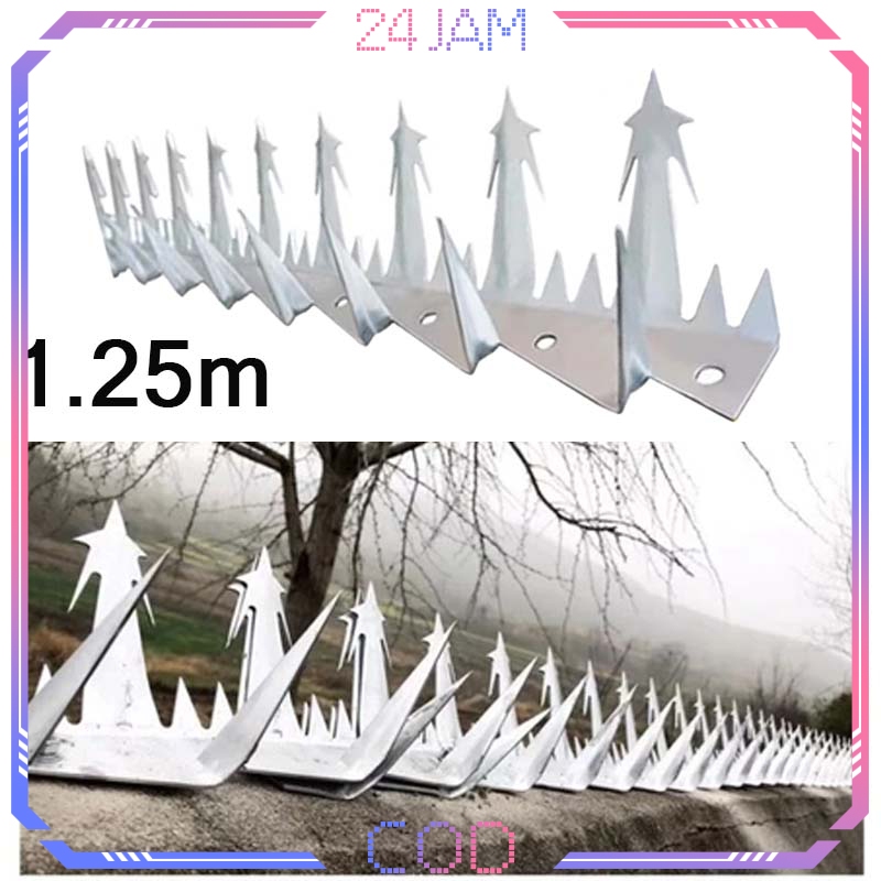 Kawat Wall Spike Anti Maling 2mm Duri Tembok Anti Maling Wall Spike Untuk Anti Maling Panjat Pagar