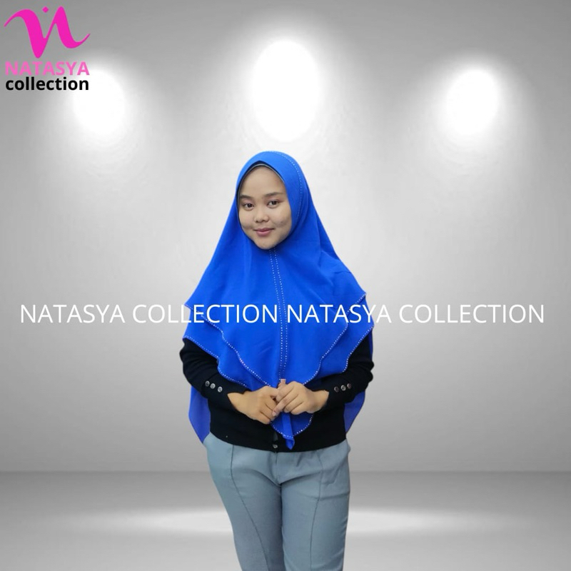 bergo|khimar ceruty Payet  model Runcing