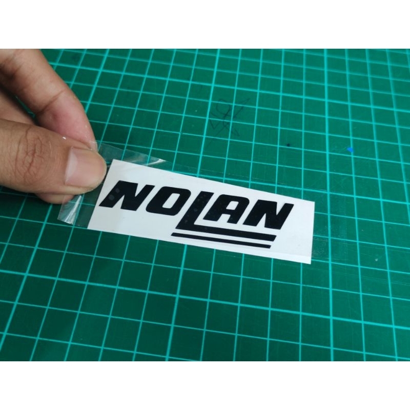 

stiker nolan custom cutting stiker murah