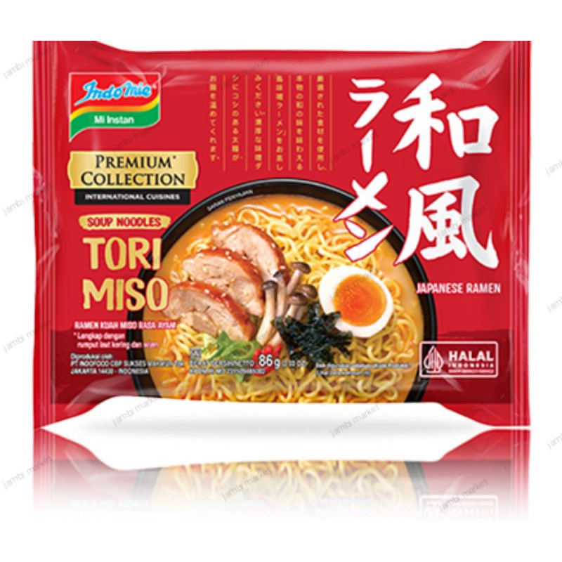 

indomie ramen tori miso / indomie mie instan premium japanesse tori miso ramen