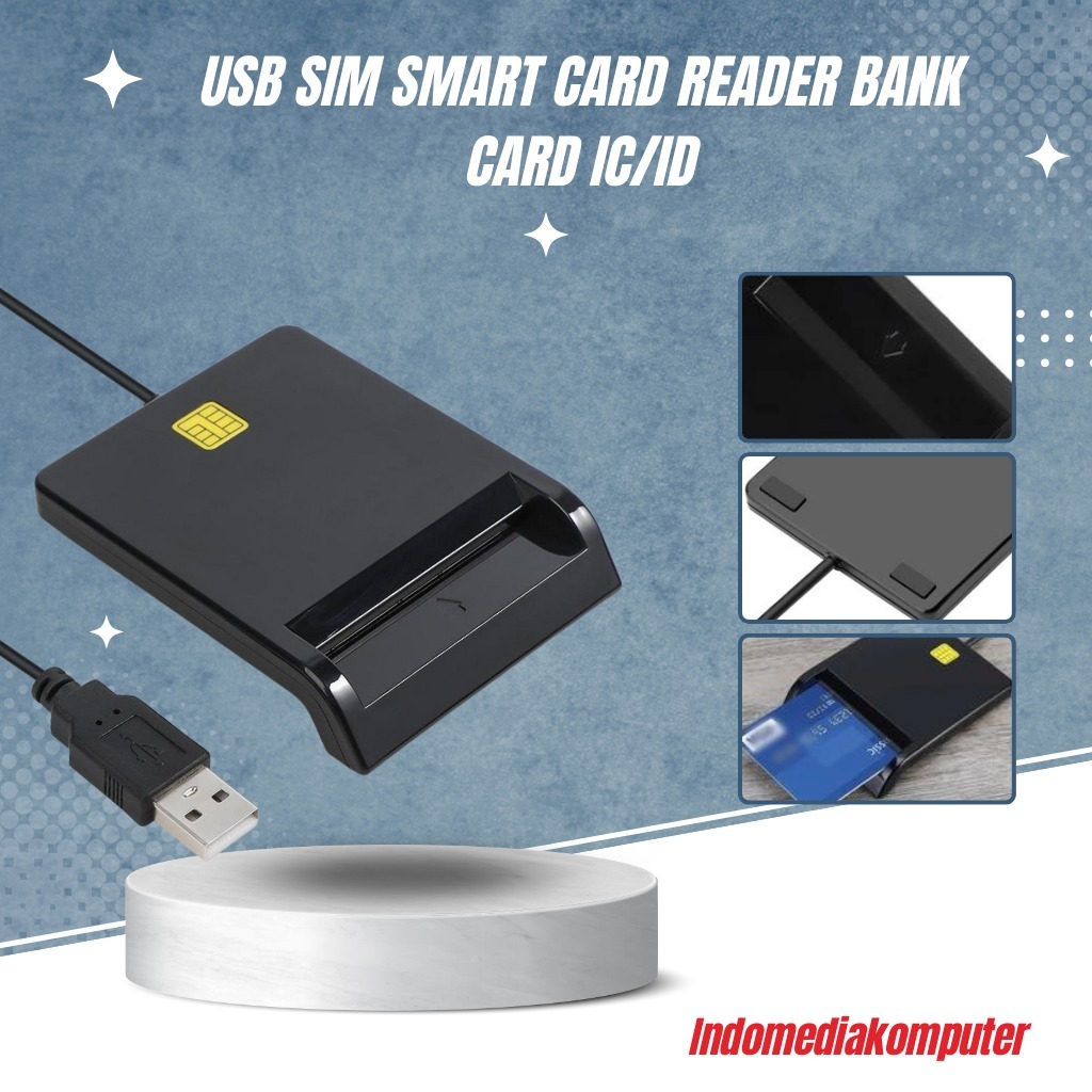 USB SIM SMART CARD READER BANK CARD IC/ID SINGLE SN-01