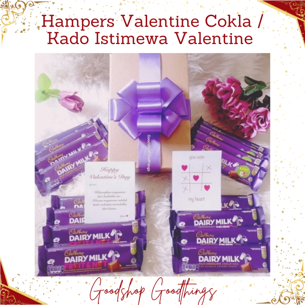

[READY STOCK] Valentine Hampers Coklat / Hampers Valentine Day / Kado Istimewa Valentine / Kado Coklat Cadbury / Valentine Gift / Hampers Valentine Tipe 6