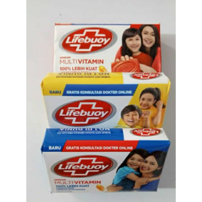 72 pcs Sabun Lifebuoy Batang.@70gr. ada 3 pilihan warna