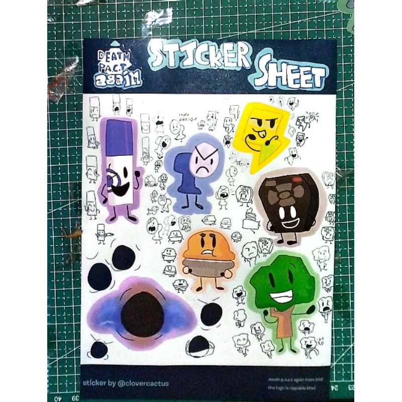 

Death pact again A5 sticker sheet