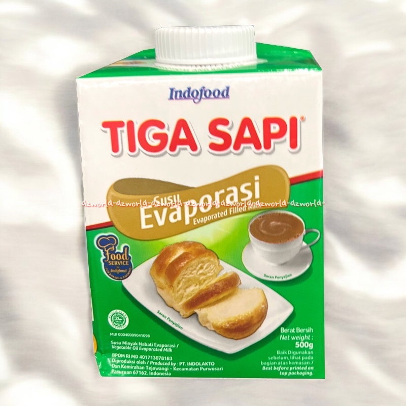 

Indofood 500gr Tiga Sapi Susu Evaporasi Filled Milk Minyak Nabati