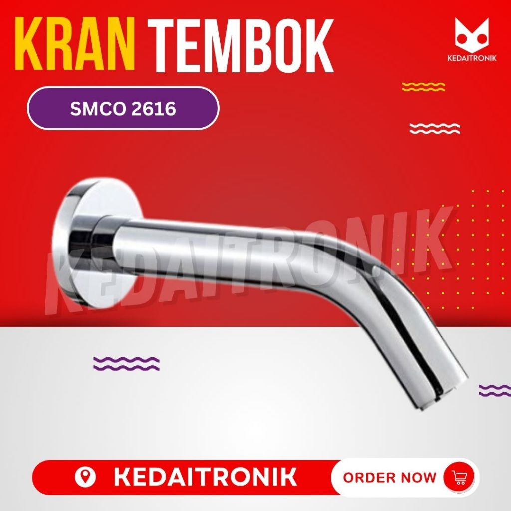 SMCO 2616 Kran Tembok Sensor Otomatis Keran Sensor Original