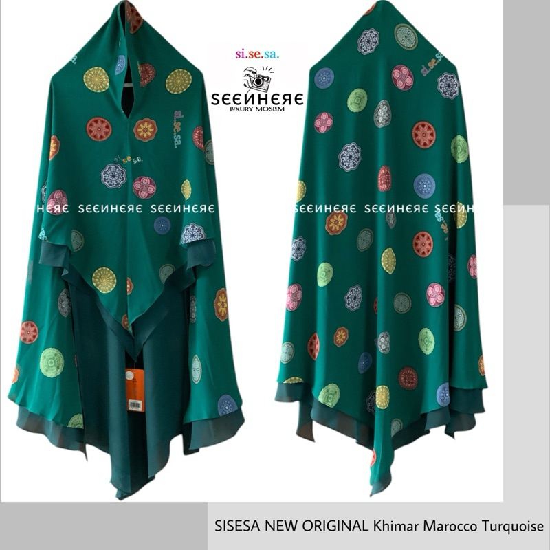 SISESA NEW ORIGINAL GUARANTEED - Khimar Morocco Turquoise