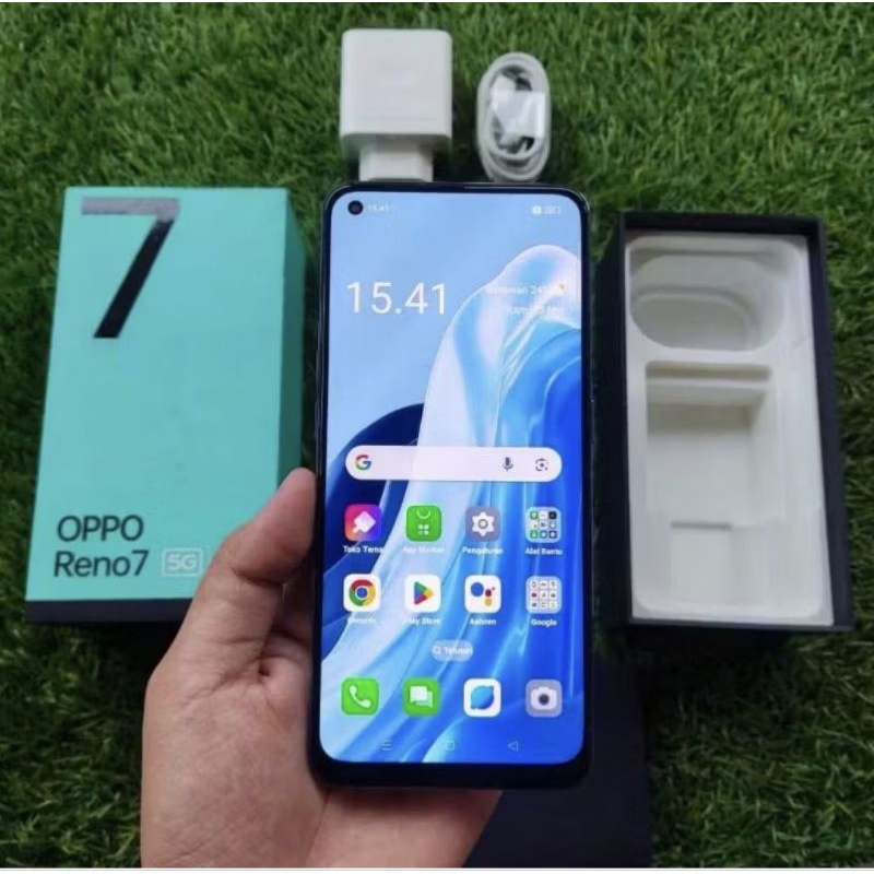 READY STOK HP SECOND OPPO RENO 7 5G RAM 8/256 GB ORIGINAL ASLI 98%GARANSI RESMI 1 TAHUN