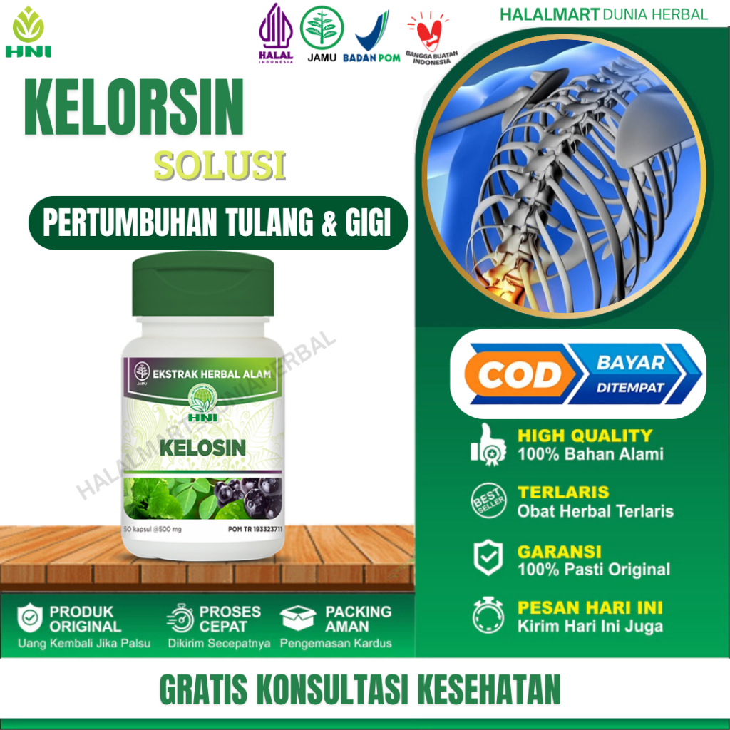 

KELOSIN Untuk Mengontrol Gula Darah Antioksidan Menormalkan Tekanan Darah Menurunkan Kolestrol Jahat