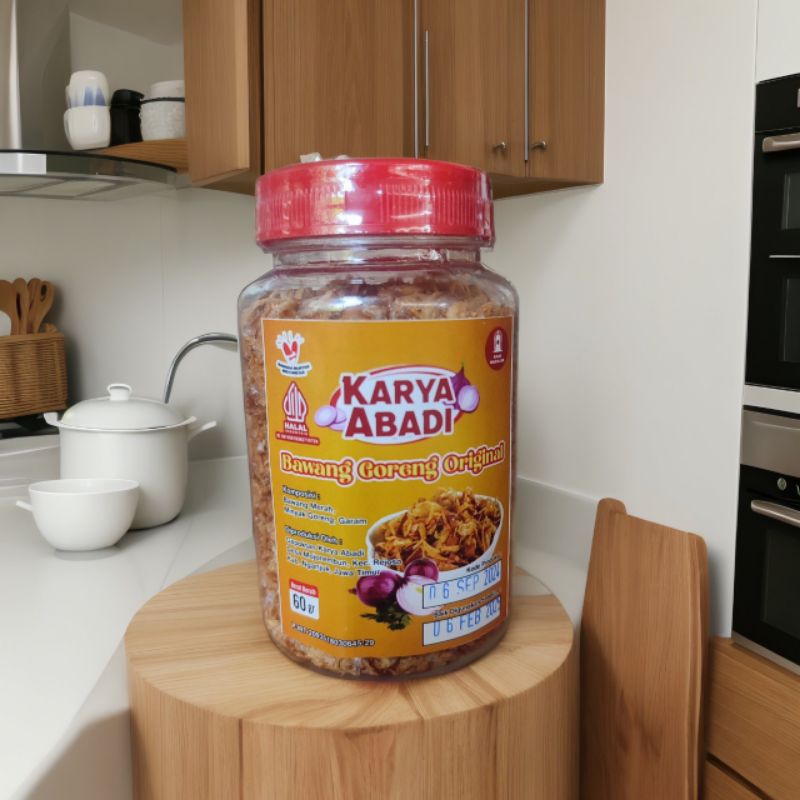 

Bawang Goreng Ori 60 gr KARYA ABADI - Renyah & Gurih