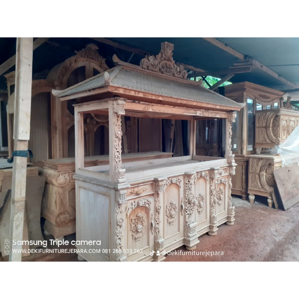 Aquarium Full Set Lengkap Meja Aquarium Kayu Jati Mewah Terbaru Jepara