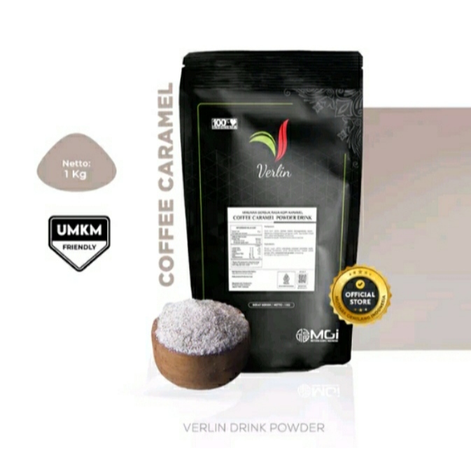 

Verlin Coffee Caramel 1 kg / powder drink / minuman serbuk instan