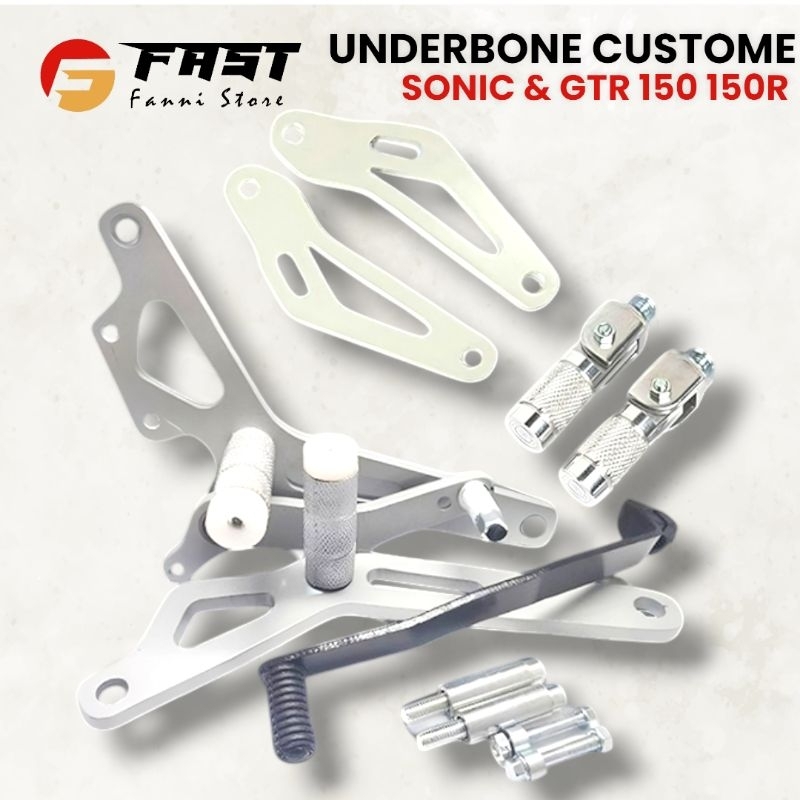 Underbone Sonic 150R & GTR 150 R step Underbone Custome Sonic 150r GTR 150R FOOTSTEP Sonic 150 FI GT