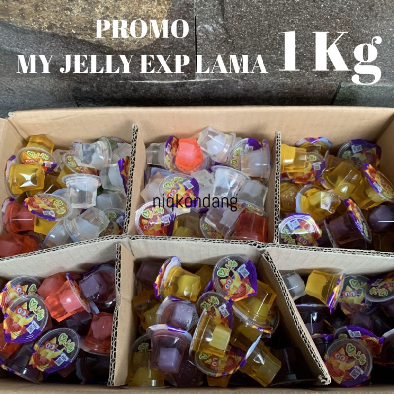 

PROMO 1 kg MY JELLY WONG COCO GULA ASLI exp lama