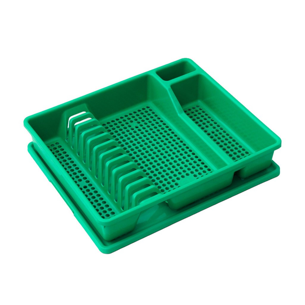 Rak Cuci Pring Plastik + Nampan YUKATA Kitchen Dish Rack 7112