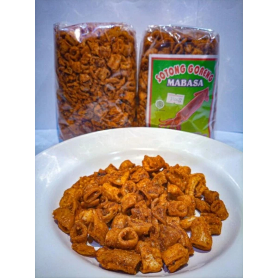 

Sotong goreng 1 kg, pedas enak khas ciamis jabar bikin nagih