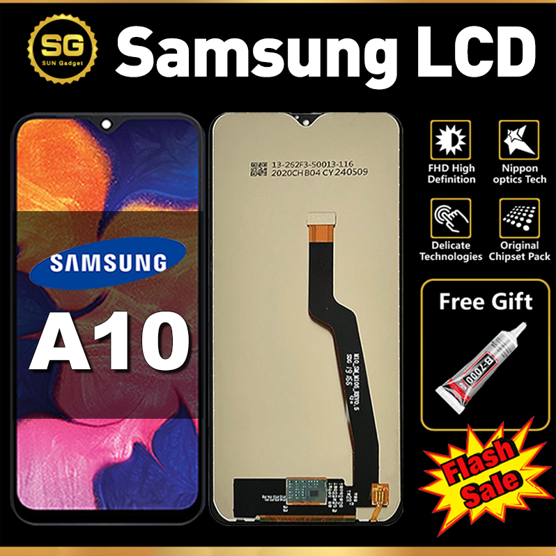 ORI LCD FOR Samsung A10 Original Fullset Asli For LCD hp Samsung A10 Glass Touch Screen Digitizer