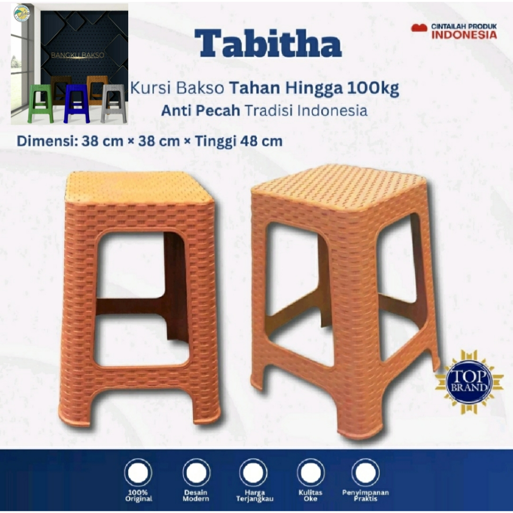 Kursi Baso Segi Rotan Plastik Kursi Taman Kursi Bakso Plastik Rotan Kursi Plastik Rotan Baso