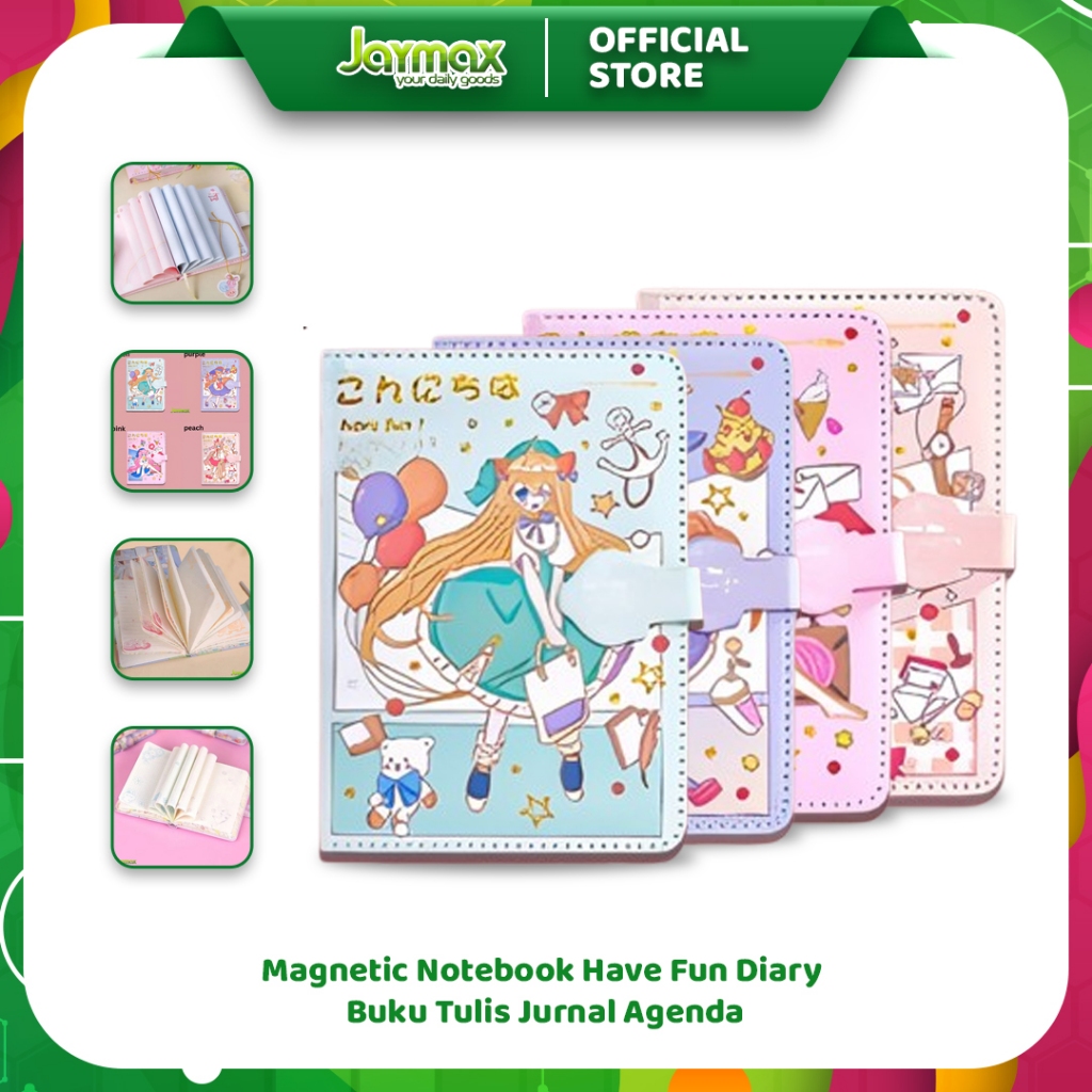 

Magnetic Notebook Have Fun Diary / Buku Tulis Jurnal Agenda