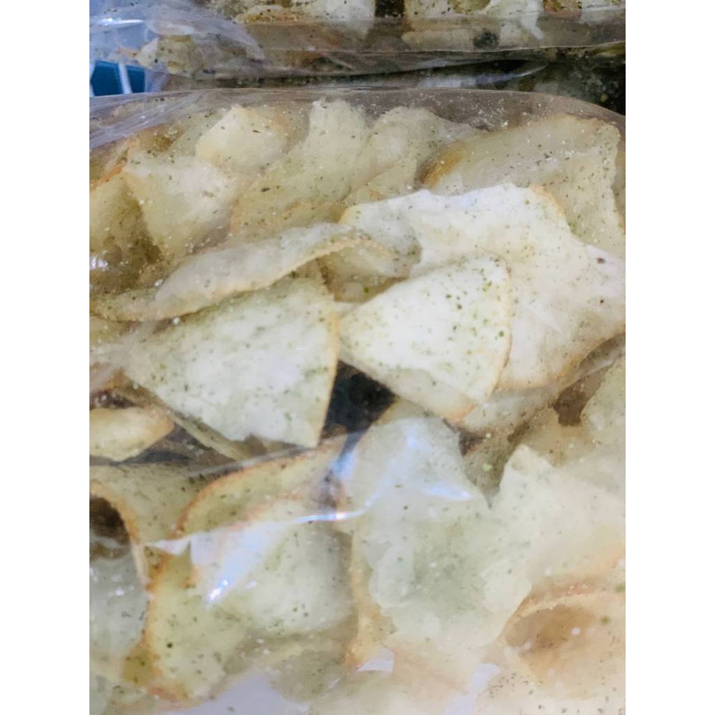 

Keripik ubi rasa rumput laut 500gr Kana Camilan KC045