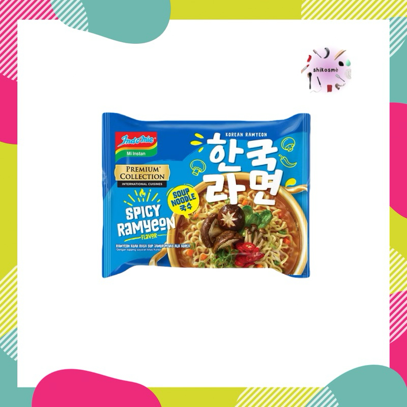 

Indomie Mie Instant Premium Korean Spicy Ramyeon 83 gr