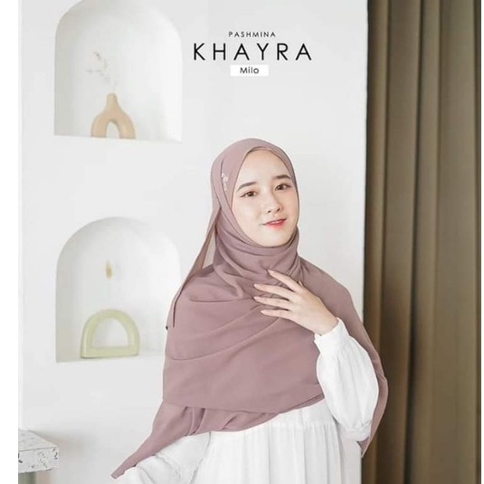 Terbaru Azamka Hijab Pashmina Azamka Khayra Kerudung Pasmina Babydoll premium