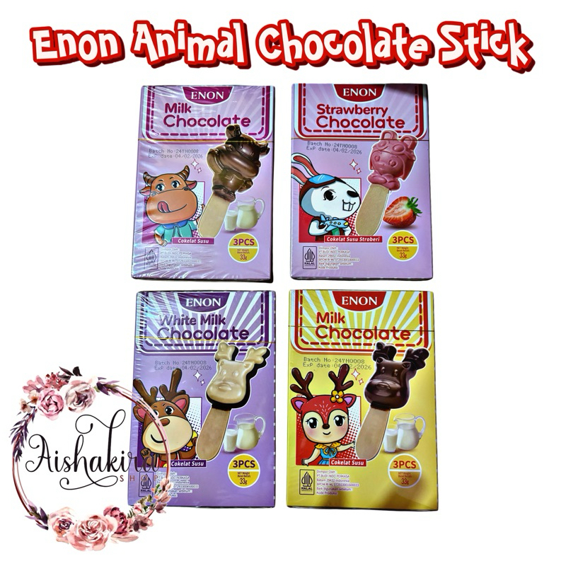 

Enon Animal Milk Chocolate Stick
