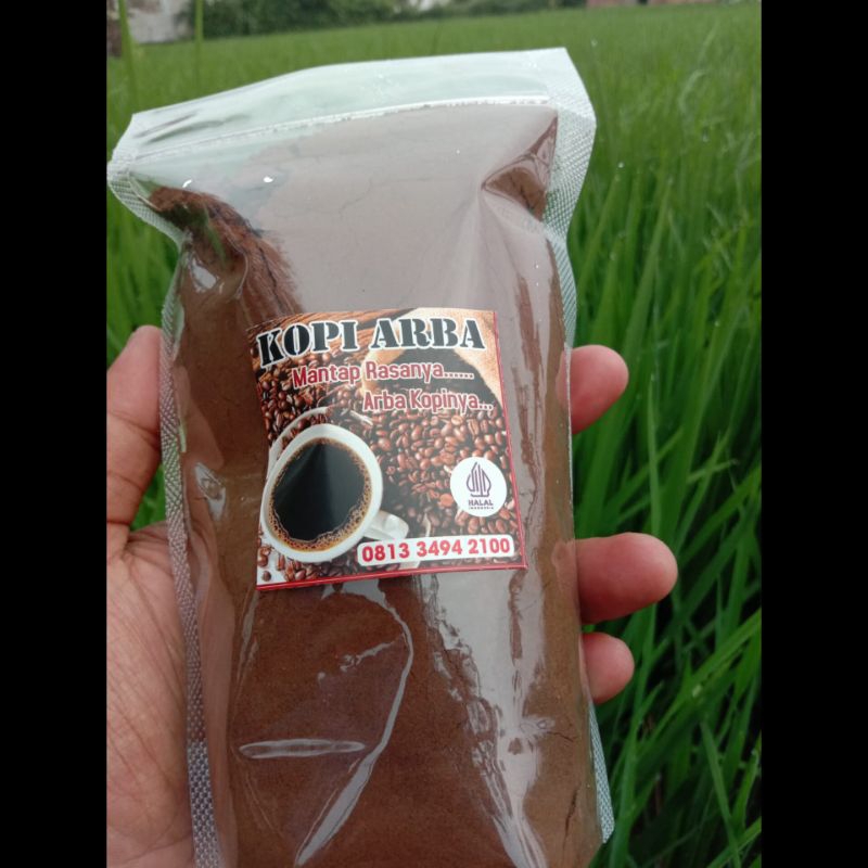 

*KOPI ARBA* Kopi Bubuk Robusta Tradisional Kopi Asli Gunung Kawi