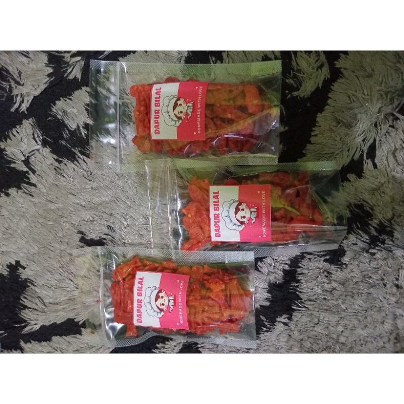 

snack pedas|kerupuk seblak seuhah[Cemilan pedas]kerupuk ikan cemal cemil|Seblak kerupuk