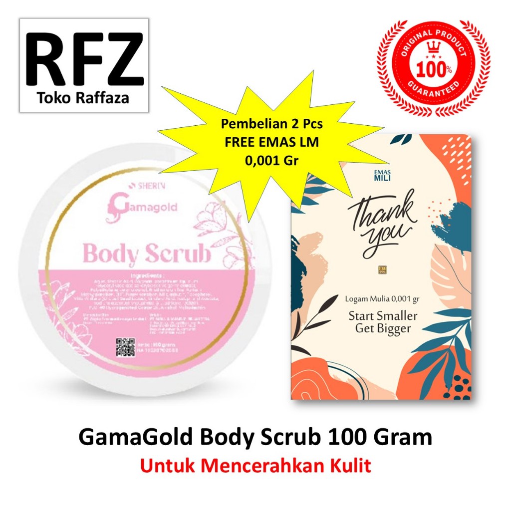 Gamagold Body Scrub Sabun Kecantikan