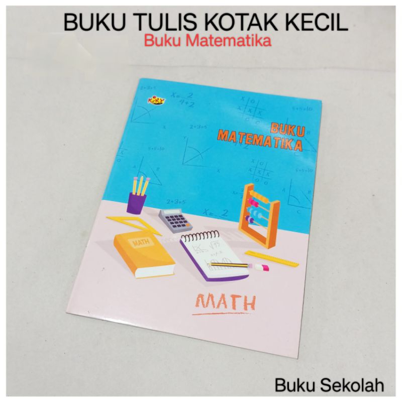 

2 Pcs Buku Tulis Kotak Kecil Isi 38 Lembar / Buku Matematika