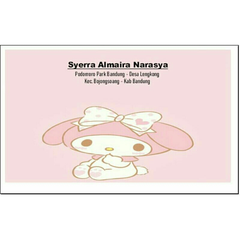 

Cetak Amplop model sanrio isi 100 pcs