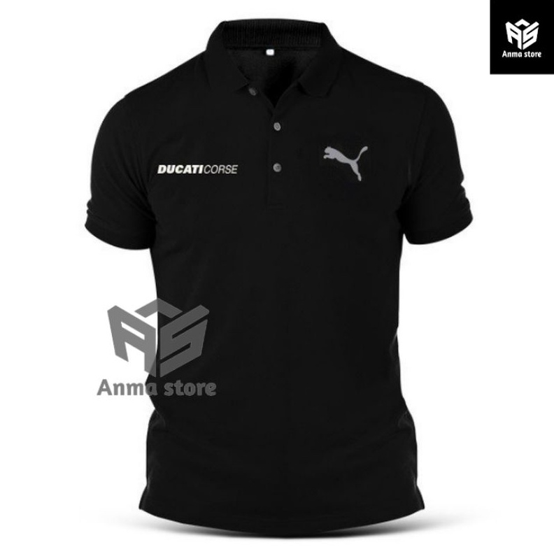 KODE T52G Kaos Kerah Polo shirt Ducati Corse High Quality