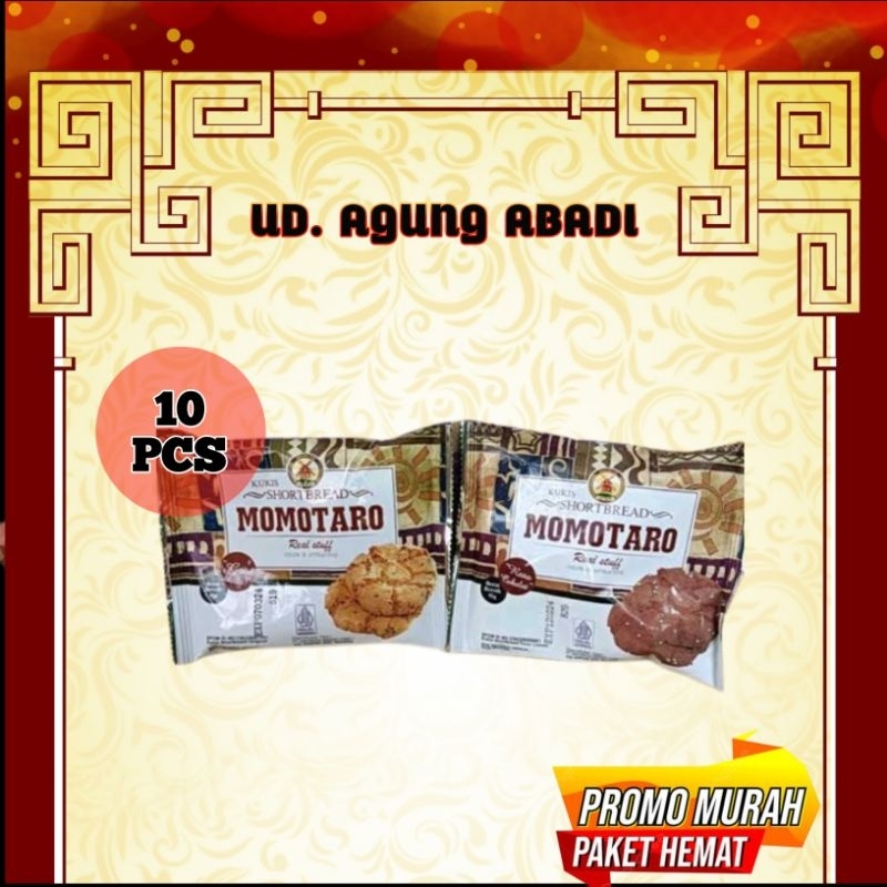 

10 PCS MOMOTARO SHORTBREAD COOKIES HEMAT