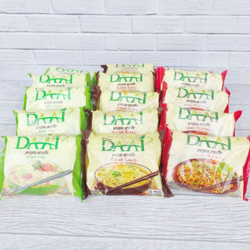 

Diskon 1 DAAI Mi 1 Pack 5 Bungkus Vegan Vegetarian