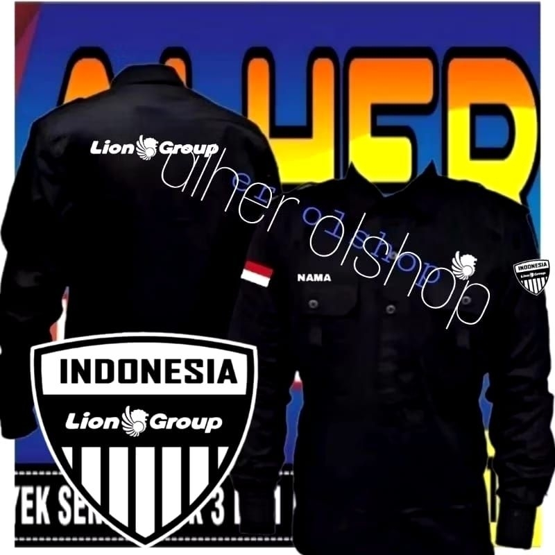 kemeja lion group baju Lion group seragam Lion group Pdh Lion group Pdl Lion group kemeja kerja lion