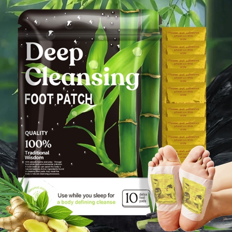 Deep cleansing foot patch Patch Koyo Kaki Penyerap Racun  Koyo Kaki Detox Cleansing Patch  koyo pela