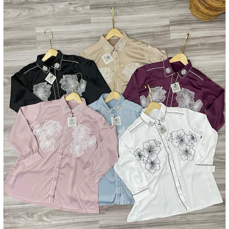 Nevly.id - Tiara blouse matterial silk