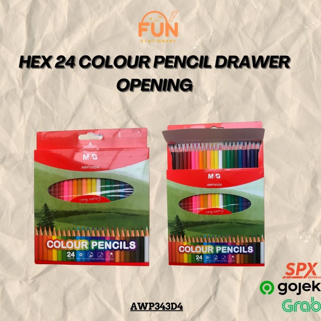 

HEX 24 COLOUR PENCIL DRAWER OPENING