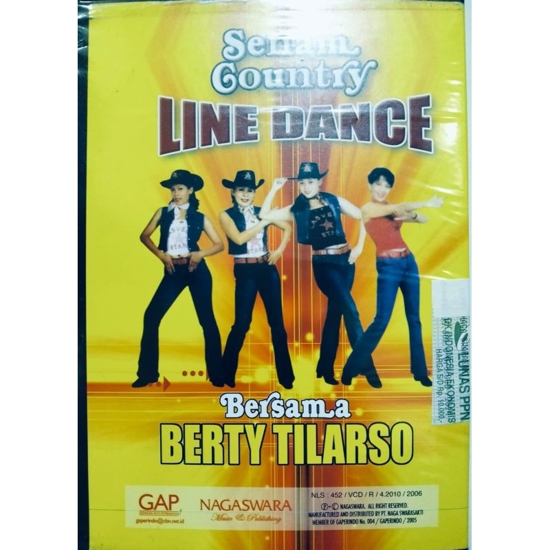 VCD senam Berty tilarso senam country line dance