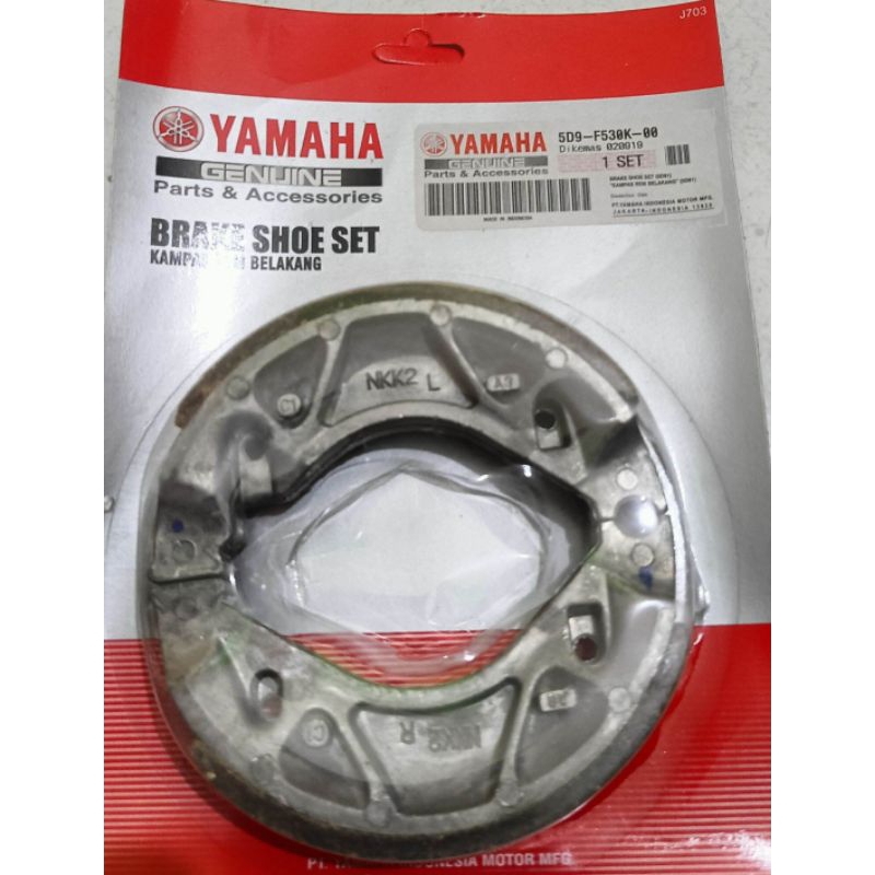 kampas rem belakang 5D9 Yamaha Vega ZR Vega R new Byson Scorpio AEROX original gratis ongkir
