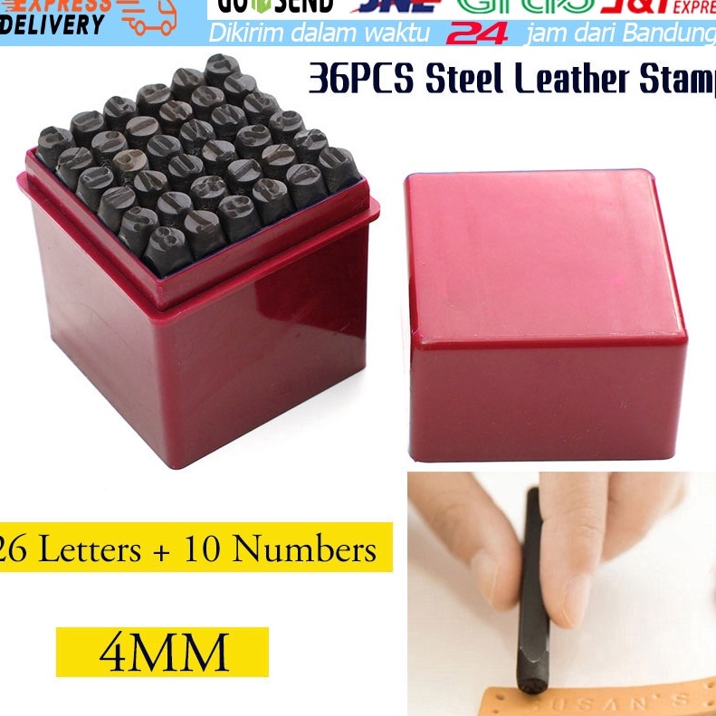 

Update Ekonomis Nomor 9 Letter AZ Paket Set Lengkap Alat Ketok Angka dan Ketok Huruf ukuran 4mm Steel Stamp