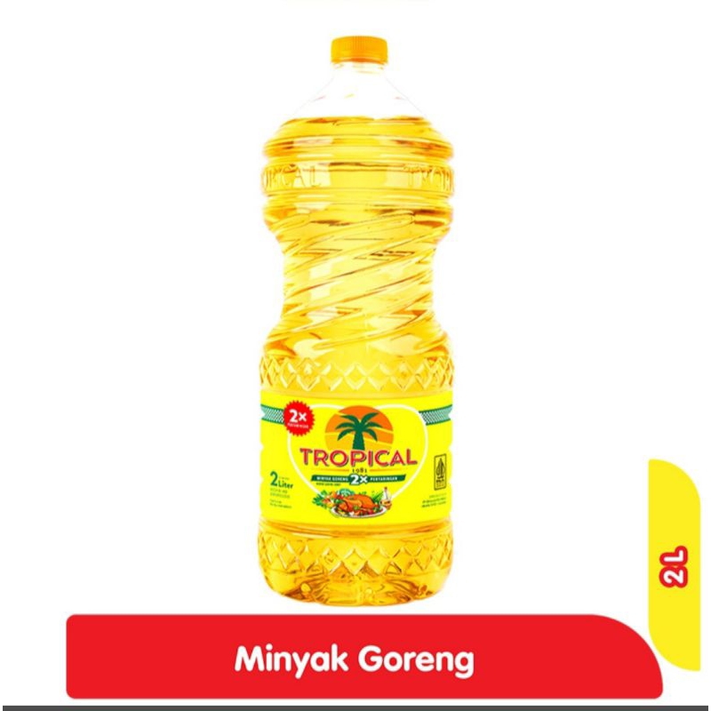 

tropical minyak goreng kelapa sawit botol 2 liter